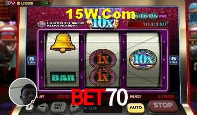 Bônus e promoções da Bet70