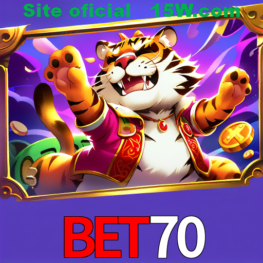 Imagem promocional da Bet70 mostrando a plataforma e suas vantagens